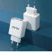 Мережевий зарядний пристрій Aspor A826 PD 20W + QC Fast Charger + USB кабель Micro- білий Мережевий зарядний пристрій Aspor A826 PD 20W + QC Fast Charger + USB кабель Micro- білий