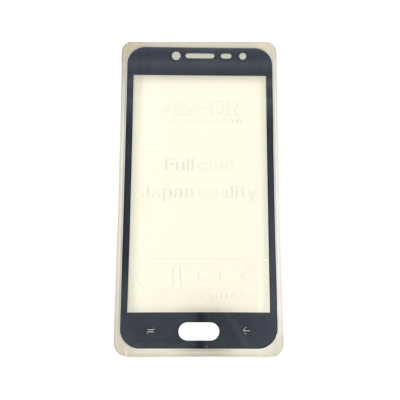 Скло захисне Full Glue Aspor для Samsung J250/J2Pro в тех. упаковці- чорний Скло захисне Full Glue Aspor для Samsung J250/J2Pro в тех. упаковці- чорний