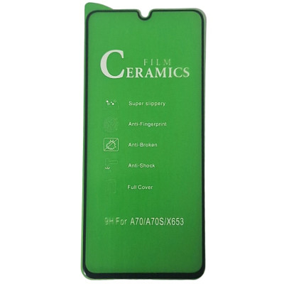 Плівка захисна CERAMiCS 9D для Samsung A42/A70/A705/A70S/A04- чорний