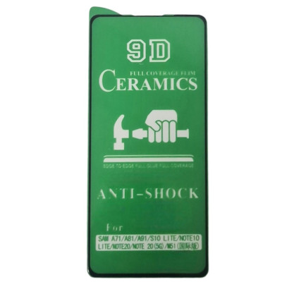 Плівка захисна CERAMiCS 9D для Samsung Note 10 Lite 2020- чорний Плівка захисна CERAMiCS 9D для Samsung Note 10 Lite 2020- чорний