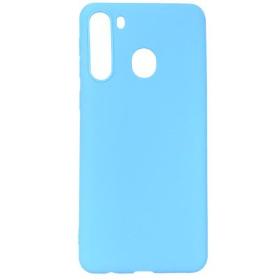 Накладка TPU Soft для Samsung A21/A215- синій Накладка TPU Soft для Samsung A21/A215- синій