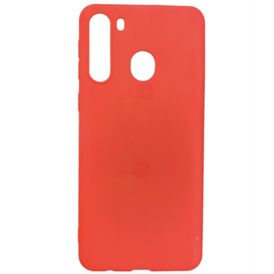 Накладка TPU Soft для Samsung A21/A215- червоний Накладка TPU Soft для Samsung A21/A215- червоний