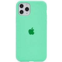 Накладка (з мікрофіброю) Silk для iPhone 11 Pro Max- №47 м`ятний