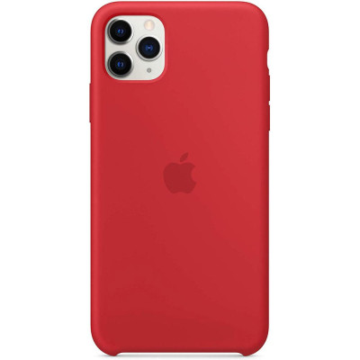 Накладка (з мікрофіброю) Silk для iPhone 11 Pro- №14 червоний
