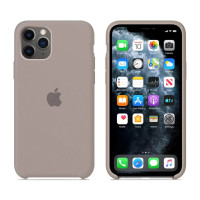 Накладка (з мікрофіброю) Silk для iPhone 11 Pro- №23 pebble