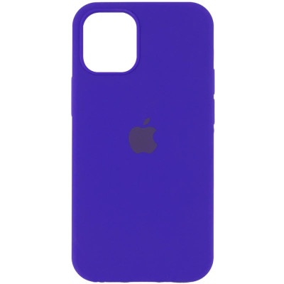 Накладка (з мікрофіброю) Silk для iPhone 11 Pro- №44 блискучий- синій