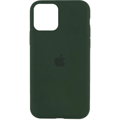 Накладка (з мікрофіброю) Silk для iPhone 11 Pro- pine green