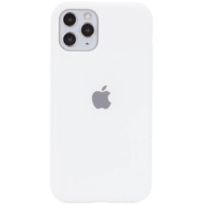 Накладка (з мікрофіброю) Silk для iPhone 11 Pro- №9 білий