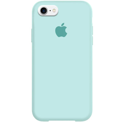Накладка (з мікрофіброю) Silk для iPhone 6- №17 бірюзовий