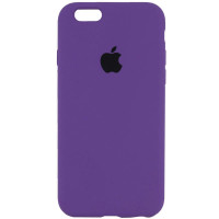 Накладка (з мікрофіброю) Silk для iPhone 6- №43 виноградний