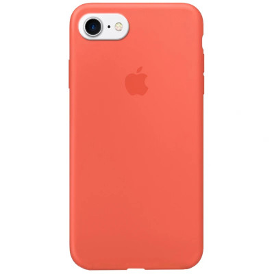 Накладка (з мікрофіброю) Silk для iPhone 6- №49 папайя