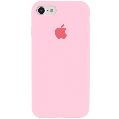 Накладка (з мікрофіброю) Silk для iPhone 6- №6 світло- рожевий