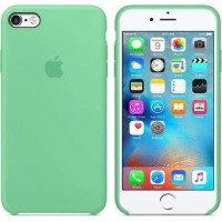Накладка (з мікрофіброю) Silk для iPhone 6 Plus- №47 м`ятний