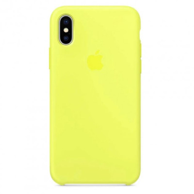 Накладка (з мікрофіброю) Silk для iPhone XS Max- №41 flash