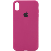 Накладка (з мікрофіброю) Silk для iPhone XS Max- №48 dragon fruit