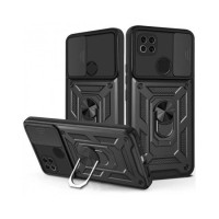 Протиударний чохол Camshield Serge Ring для Xiaomi Redmi 9C / Redmi 10A- чорний Протиударний чохол Camshield Serge Ring для Xiaomi Redmi 9C / Redmi 10A- чорний