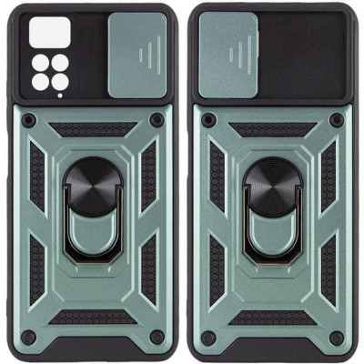Протиударний чохол Camshield Serge Ring для Xiaomi Redmi Note 11 4G / Note 11S- зелений Протиударний чохол Camshield Serge Ring для Xiaomi Redmi Note 11 4G / Note 11S- зелений