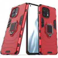 Протиударний чохол Transformer Ring for Magnet для Xiaomi Mi 11- червоний Протиударний чохол Transformer Ring for Magnet для Xiaomi Mi 11- червоний