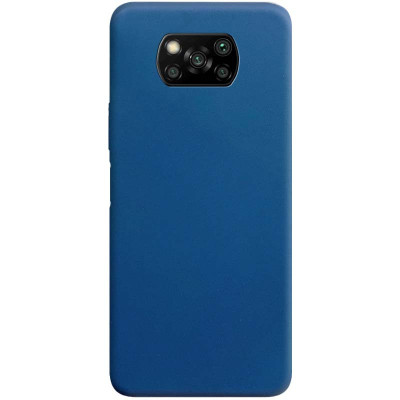 Накладка Candy для Xiaomi Poco X3- синій Накладка Candy для Xiaomi Poco X3- синій