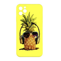 Накладка (з мікрофіброю) Case Art для iPhone 11 Pro Max- жовтий DJ Накладка (з мікрофіброю) Case Art для iPhone 11 Pro Max- жовтий DJ