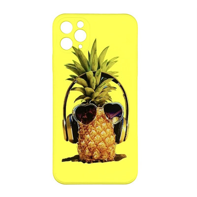 Накладка (з мікрофіброю) Case Art для iPhone 11 Pro Max- жовтий DJ Накладка (з мікрофіброю) Case Art для iPhone 11 Pro Max- жовтий DJ