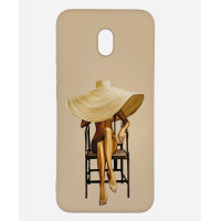 Накладка (з мікрофіброю) Case Art для Xiaomi Redmi 8A- рожевий пісок