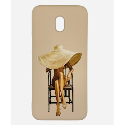 Накладка (з мікрофіброю) Case Art для Xiaomi Redmi 8A- рожевий пісок