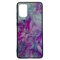 Накладка Marble UV для Samsung S20 Plus- рожевий