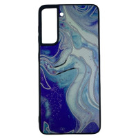 Накладка Marble UV для Samsung S21- зелений Накладка Marble UV для Samsung S21- зелений