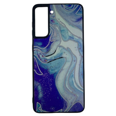 Накладка Marble UV для Samsung S21- зелений Накладка Marble UV для Samsung S21- зелений