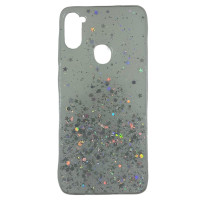 Накладка Metal Dust для Samsung A11- сріблястий