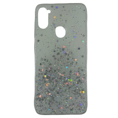 Накладка Metal Dust для Samsung A11- сріблястий Накладка Metal Dust для Samsung A11- сріблястий