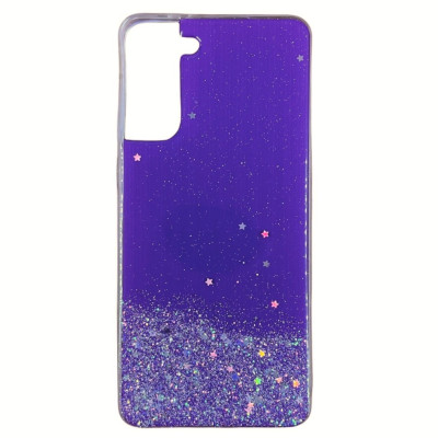 Накладка Metal Dust для Samsung S21 Plus- пурпурний Накладка Metal Dust для Samsung S21 Plus- пурпурний