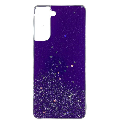 Накладка Metal Dust для Samsung S21- пурпурний Накладка Metal Dust для Samsung S21- пурпурний
