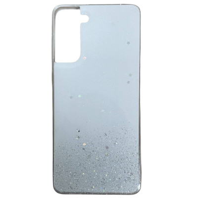 Накладка Metal Dust для Samsung S21- сріблястий Накладка Metal Dust для Samsung S21- сріблястий