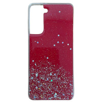Накладка Metal Dust для Samsung S21- червоний Накладка Metal Dust для Samsung S21- червоний