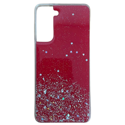 Накладка Metal Dust для Samsung S21- червоний Накладка Metal Dust для Samsung S21- червоний