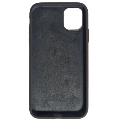 Накладка (з мікрофіброю) Silk Full Protective для iPhone 11- темно-сірий