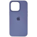 Накладка (з мікрофіброю) Silk Full Protective для iPhone 13 Pro (6.1`)- лавандовий сірий