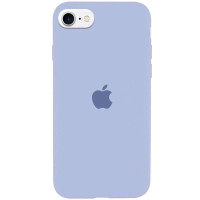 Накладка (з мікрофіброю) Silk Full Protective для iPhone 7 / 8 / SE 2020- солодкий синій