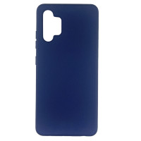 Накладка (з мікрофіброю) Soft Silk для Samsung A32 5G / A326- темно-синій