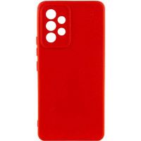 Накладка (з мікрофіброю) Silicone Cover Lakshmi Full Camera для Samsung A23 4G- червоний