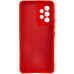 Накладка (з мікрофіброю) Silicone Cover Lakshmi Full Camera для Samsung A23 4G- червоний