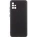 Накладка (з мікрофіброю) Silicone Cover Lakshmi Full Camera для Samsung A71- чорний