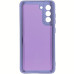 Накладка (з мікрофіброю) Silicone Cover Lakshmi Full Camera для Samsung S21 FE- рожевий пісок