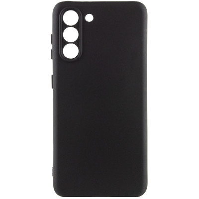Накладка (з мікрофіброю) Silicone Cover Lakshmi Full Camera для Samsung S22- чорний