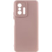 Накладка (з мікрофіброю) Silicone Cover Lakshmi Full Camera для Xiaomi 11T / 11T Pro- рожевий пісок