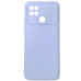 Накладка (з мікрофіброю) Silicone Cover Lakshmi Full Camera для Xiaomi Poco C40- бузковий