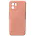 Накладка (з мікрофіброю) Silicone Cover Lakshmi Full Camera для Xiaomi Redmi A1 / A2- рожевий пісок
