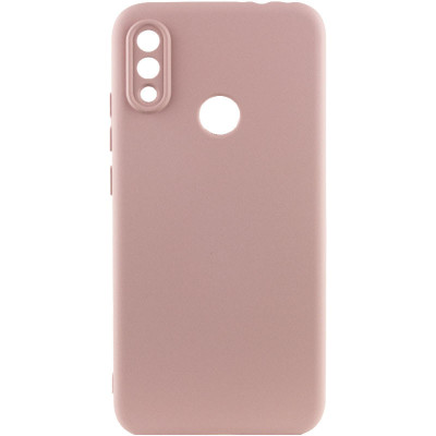 Накладка (з мікрофіброю) Silicone Cover Lakshmi Full Camera для Xiaomi Redmi Note 7 / Note 7 Pro- рожевий пісок
